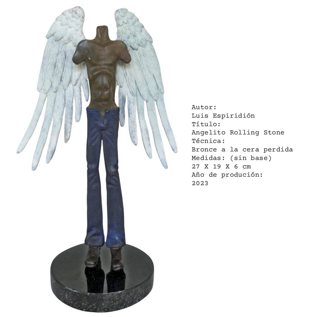 Angelito Rolling Stone — obra de Luis Espiridión con ficha técnica
