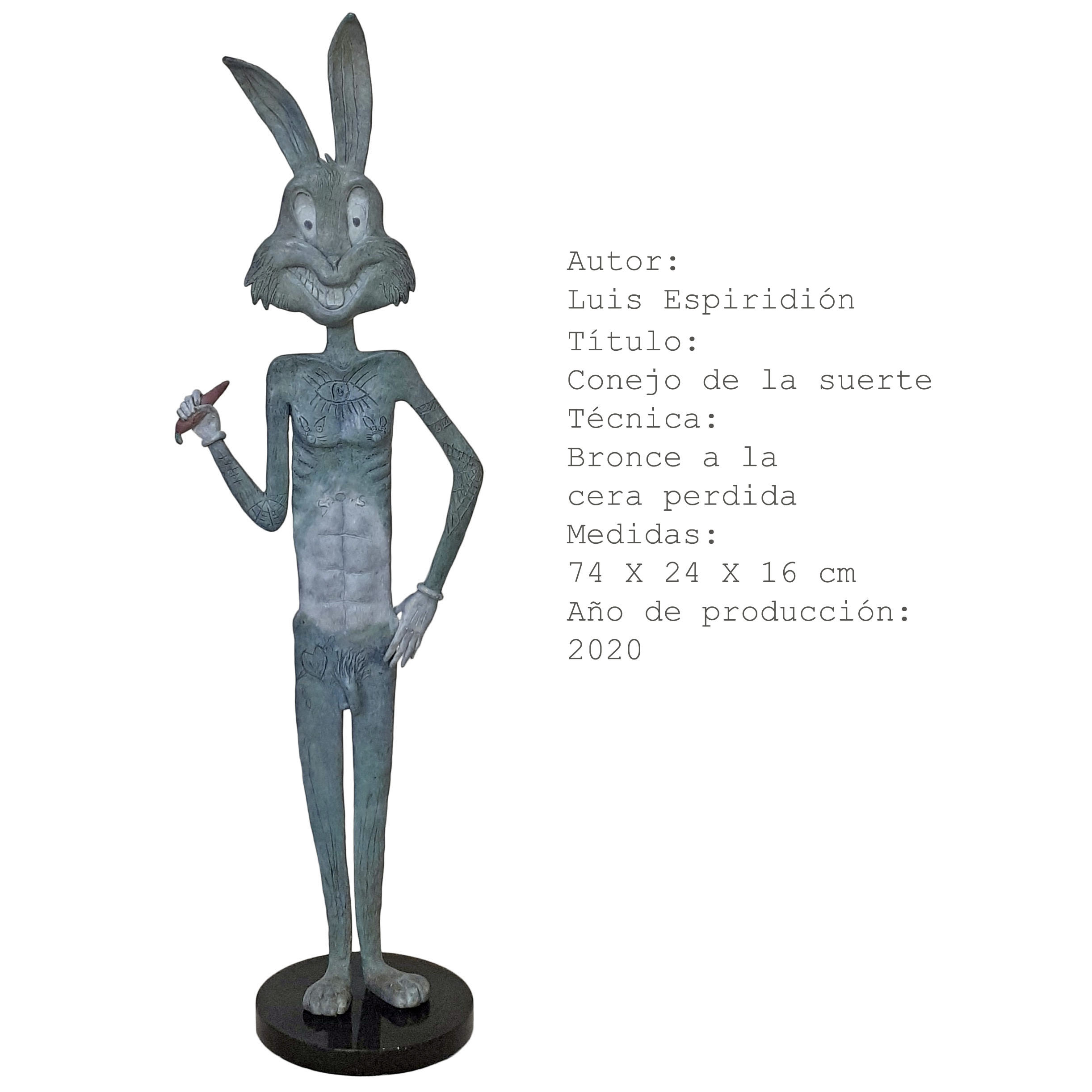 Bugs Bunny — obra de Luis Espiridión con ficha técnica