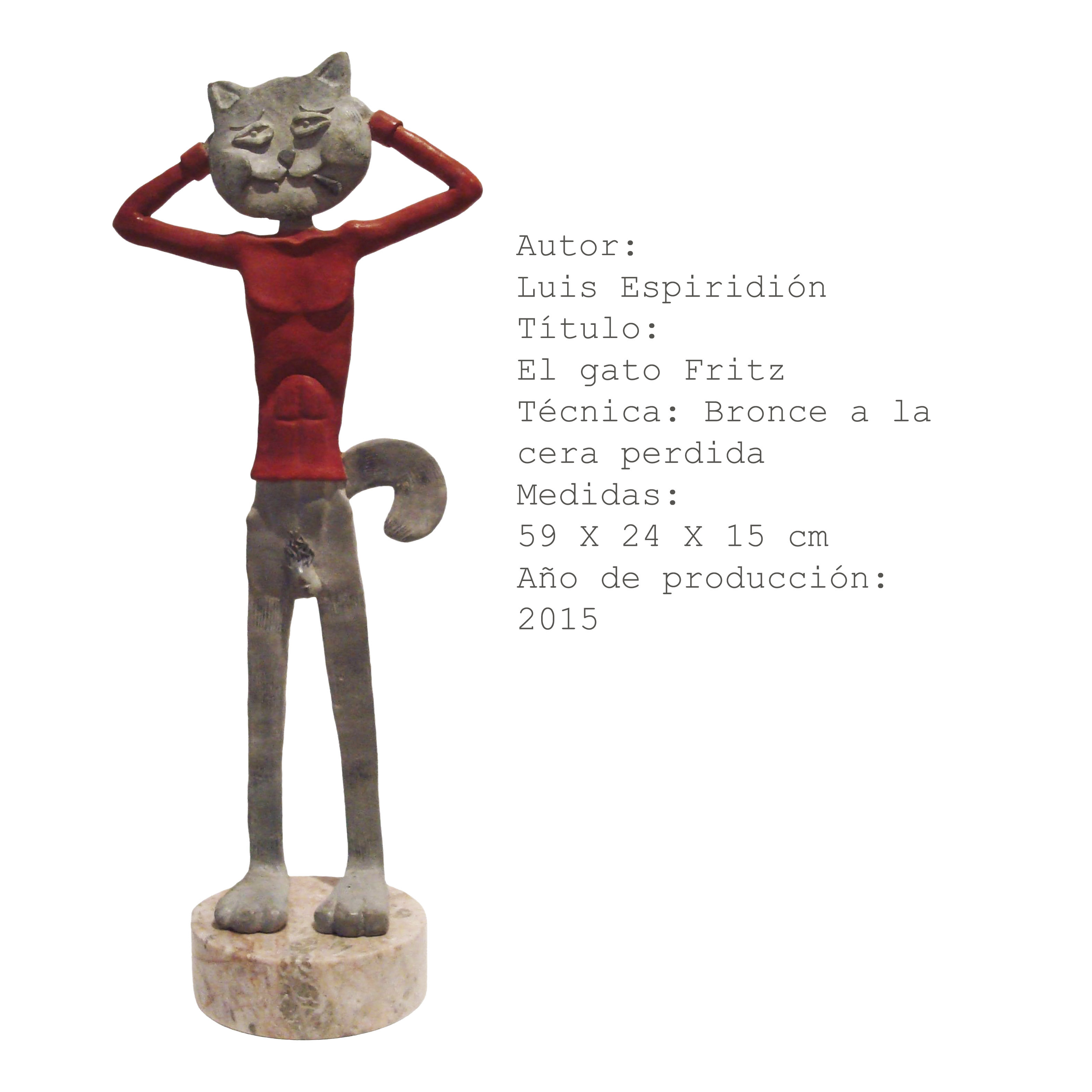 Fritz — obra de Luis Espiridión con ficha técnica